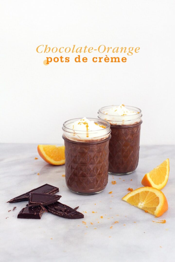 Chocolate-Orange Pots de Crème
