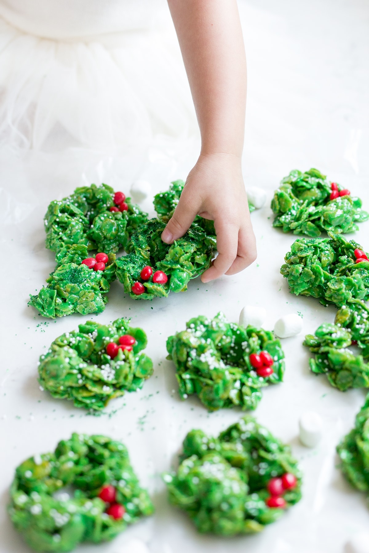 Christmas Wreath Cookies • Freutcake