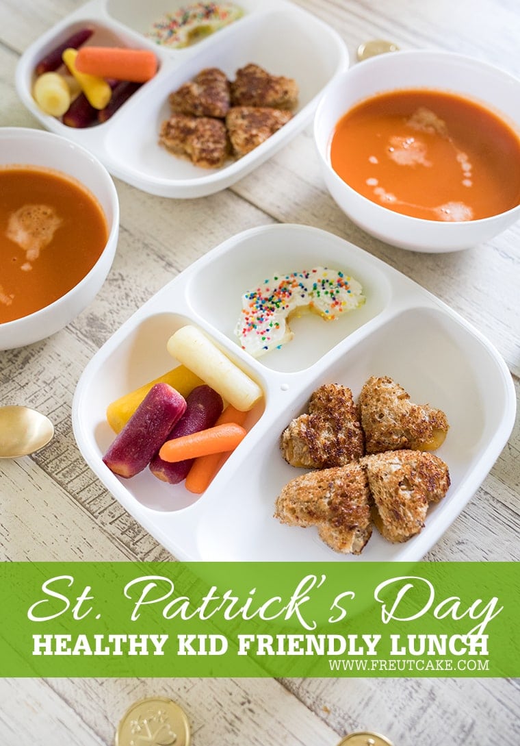 Healthy St Patricks Day Inspired Lunch for Kids #healthy #kidfriendly #toddlermeal #fun #stpatricksday 