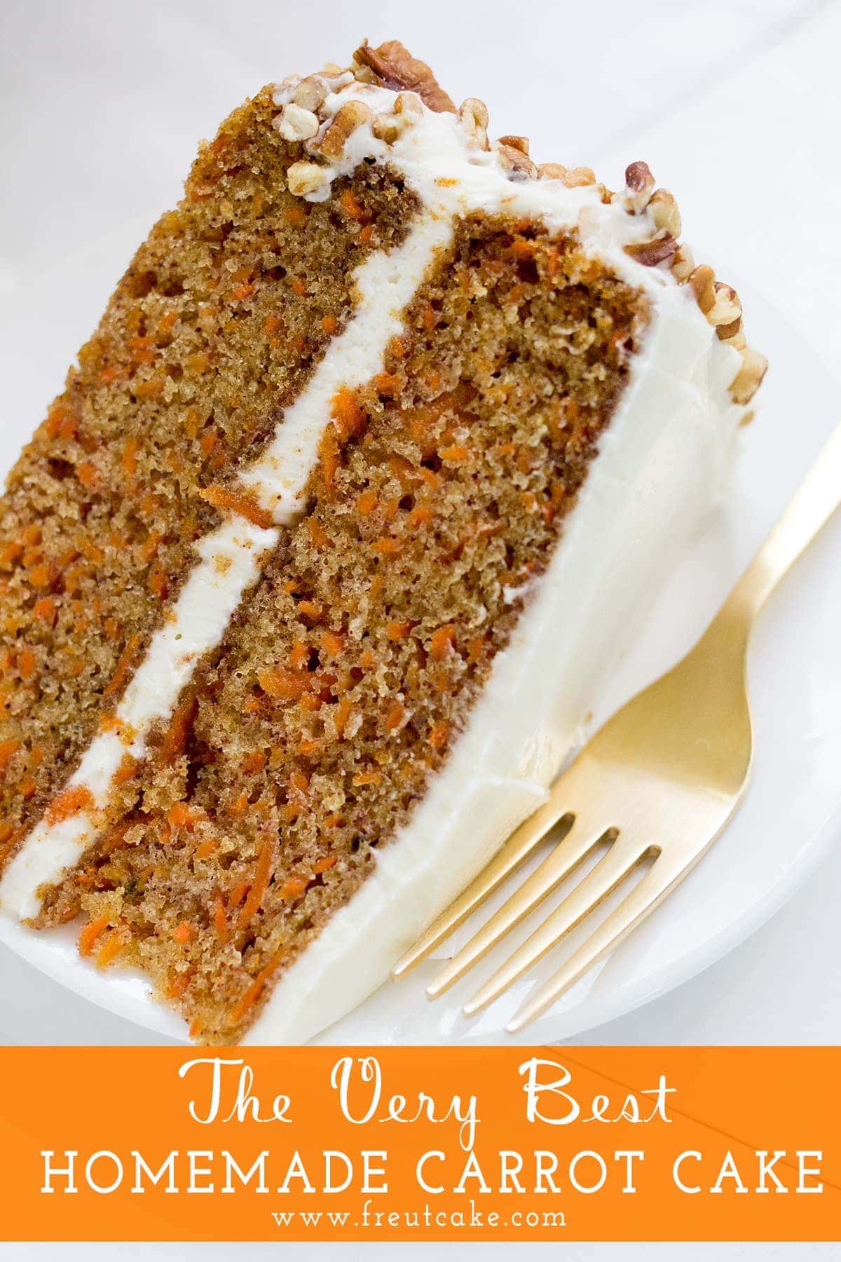 Easy Carrot Cake Recipe Baked in Lodge Wedge Pan