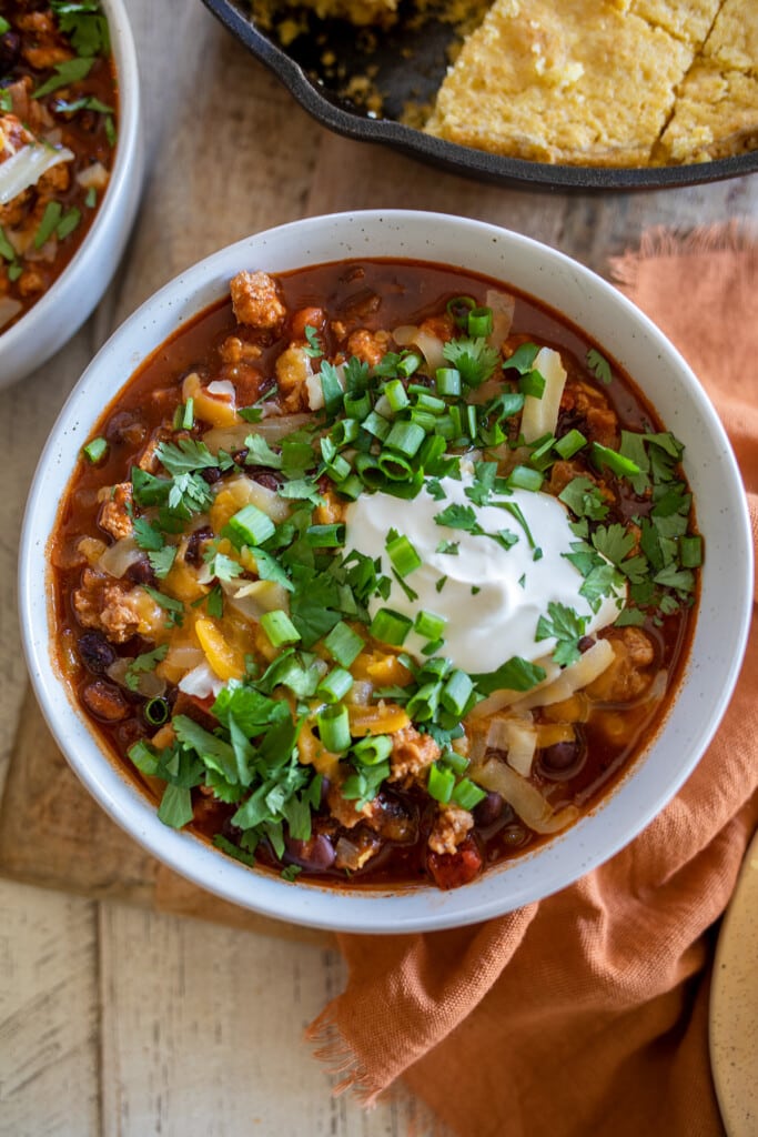 Turkey and Black Bean Chili