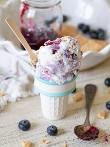 Blueberry Pie Ice Cream