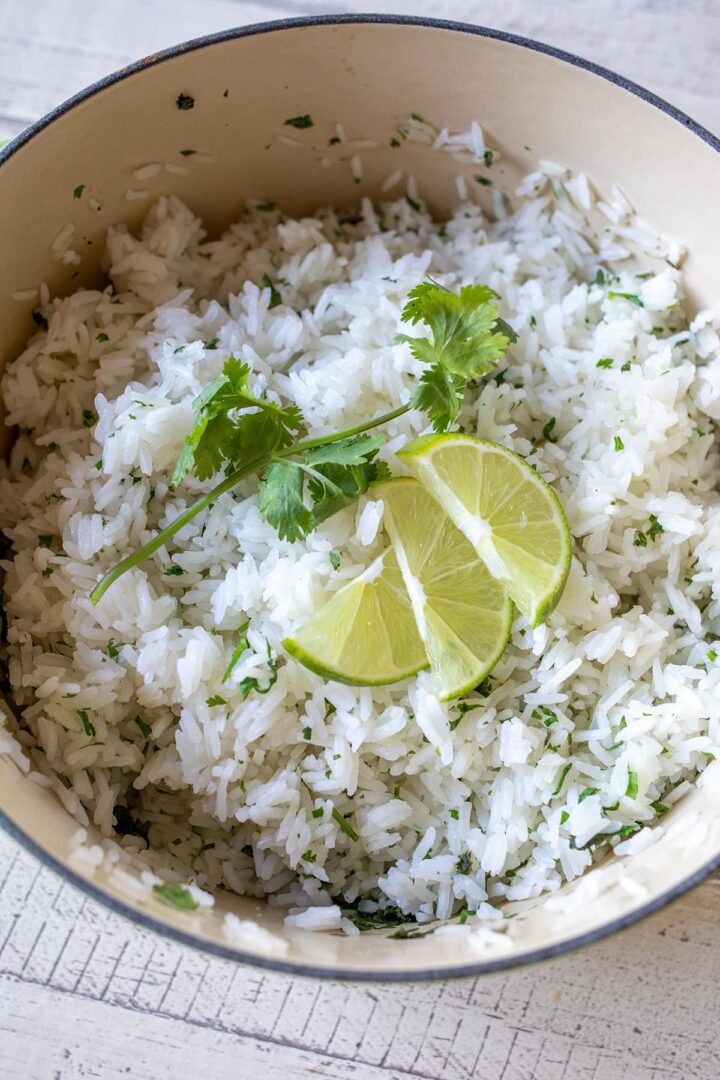 Fish Taco Bowls with Cilantro Lime Rice • Freutcake