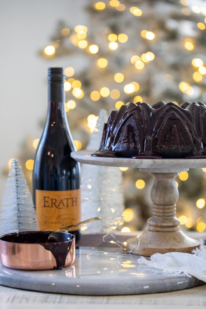 Pinot Noir Chocolate Cake • Freutcake