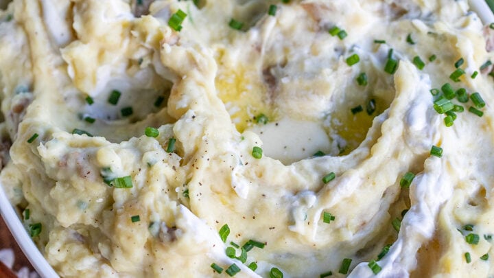 Garlic mashed potatoes with deals sour cream