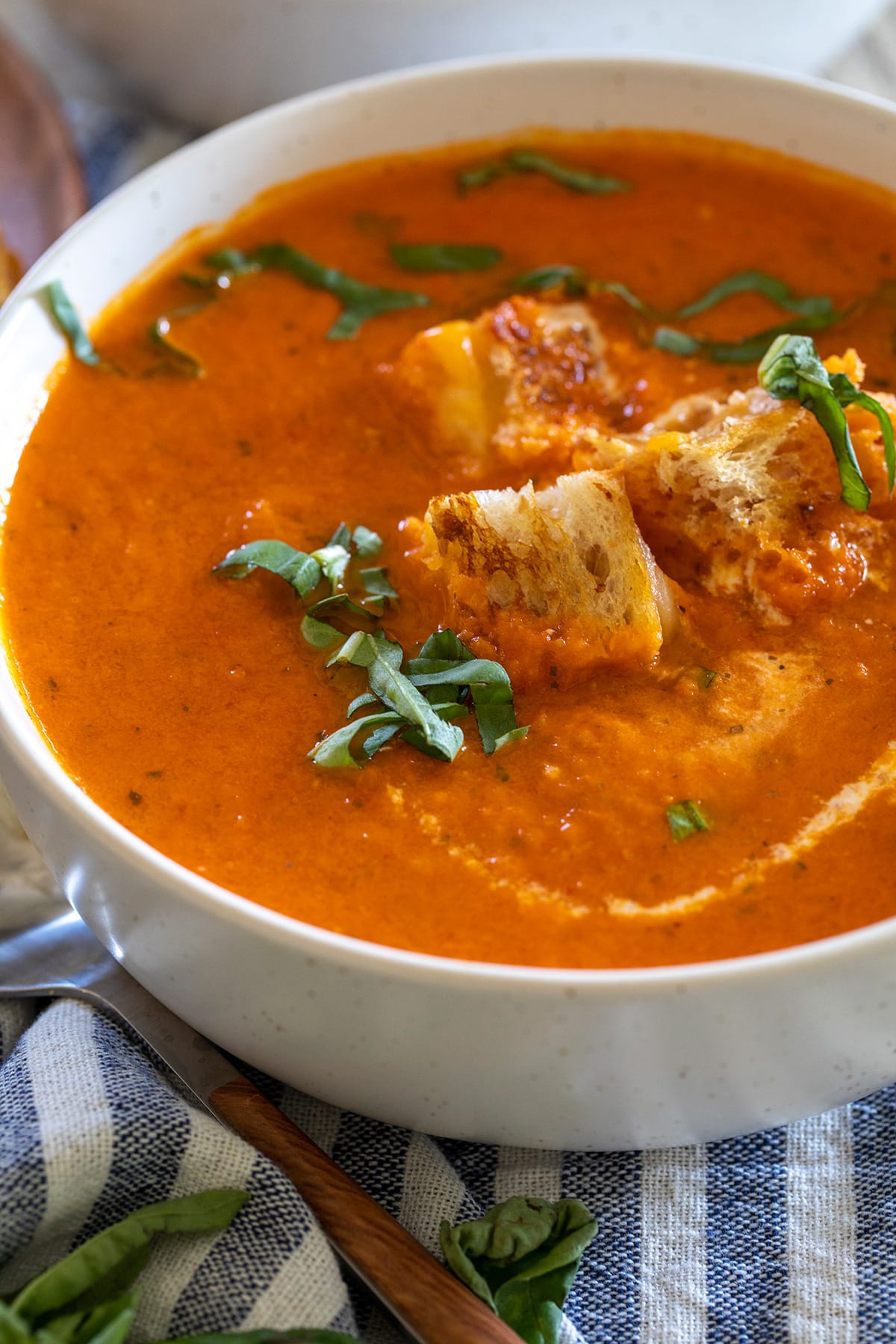 Immersion Blender Roasted Tomato Soup — Y Delicacies