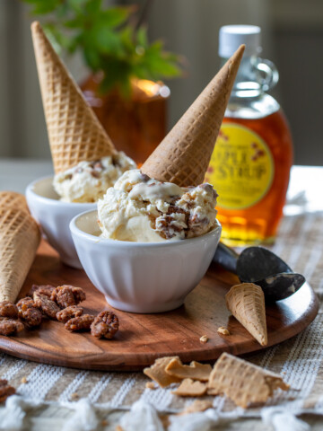 Maple Pecan Praline Ice Cream